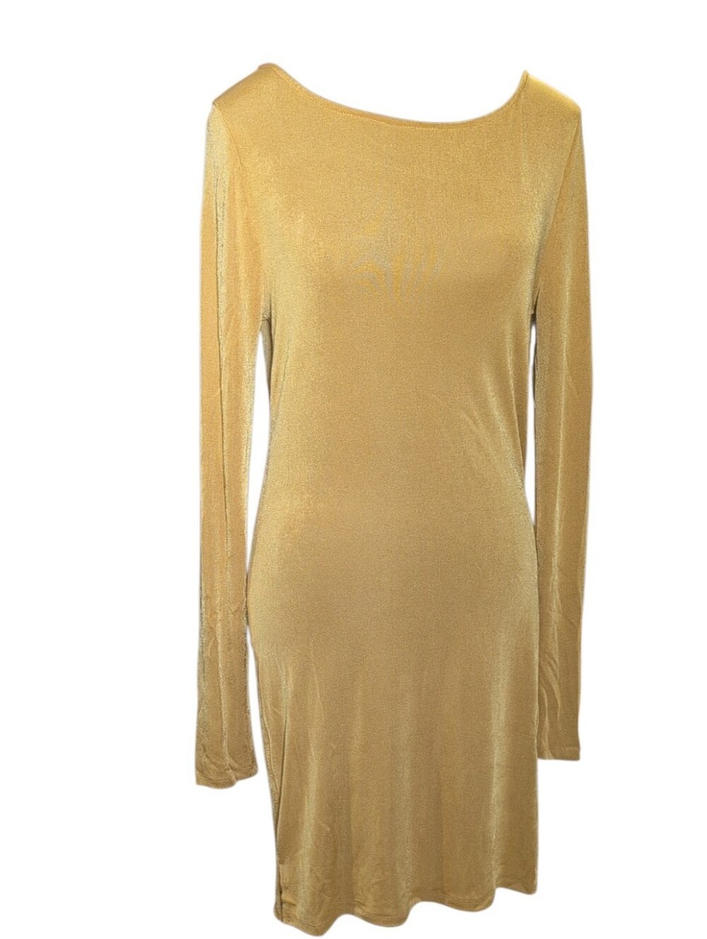 Free People Intimately Call Me Later Yellow Backless Mini Dress Size XL